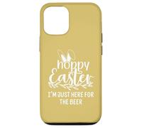 Custodia per iPhone 12/12 Pro Hoppy Easter Hour Some Bunny Needs Beer Here for the Hops