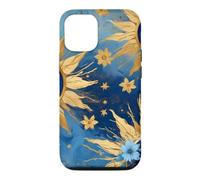 Custodia per iPhone 12/12 Pro Horror Strano Occhio Malvagio Blu Scuro