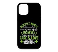 Custodia per iPhone 12/12 Pro Hospice Nurse perché la vita merita cura e amore