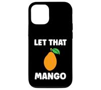 Custodia per iPhone 12/12 Pro Humor mangoes cute fruit minimalist simple let that mango