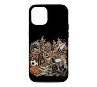 Custodia per iPhone 12/12 Pro Hunting Back To School - Zaino mimetico per studenti e cacciatori di cervi