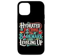 Custodia per iPhone 12/12 Pro Hydrated by potions and tea, my bookmark keeps leveling up