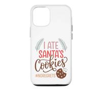 Custodia per iPhone 12/12 Pro I Ate Santas Cookies No Regrets Funny Christmas