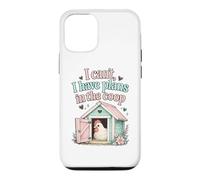 Custodia per iPhone 12/12 Pro I Cant I Have Plans To Coop Funny Chicken Farm Humor