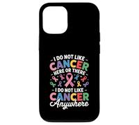 Custodia per iPhone 12/12 Pro I Do Not Like Cancer Here Or There Breast Cancer Lung Colon