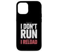 Custodia per iPhone 12/12 Pro I Don't Run I Reload Funny Gun Humor Sarcasm Funny Quote