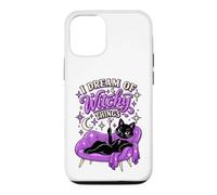 Custodia per iPhone 12/12 Pro I Dream of Witchy Things Gatto Nero Strega Halloween