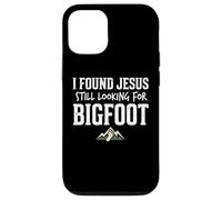 Custodia per iPhone 12/12 Pro I Found Jesus Still Looking for Bigfoot Funny Christian