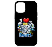 Custodia per iPhone 12/12 Pro I Heart The Swirl Funny Storm Chaser