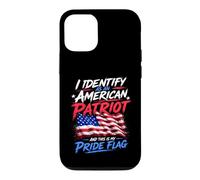 Custodia per iPhone 12/12 Pro I Identify As An American Patriot And This Is My Pride Flag
