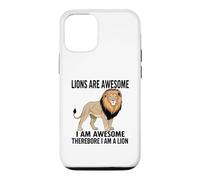 Custodia per iPhone 12/12 Pro I leoni sono fantastici, sono fantastico, quindi sono un leone