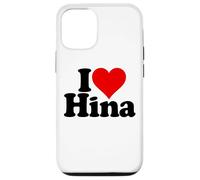 Custodia per iPhone 12/12 Pro I LOVE HEART HINA NOME SU UN TEE