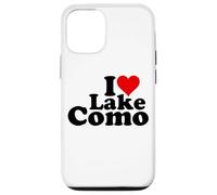 Custodia per iPhone 12/12 Pro I LOVE HEART LAKE COMO LOMBARDIA ITALIA