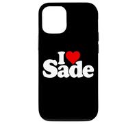 Custodia per iPhone 12/12 Pro I LOVE HEART SADE NOME SU UN TEE