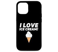 Custodia per iPhone 12/12 Pro I Love Ice Cream Party Outfit Vanilla Soft Serve Gelato Cone