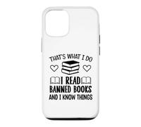 Custodia per iPhone 12/12 Pro I Read Banned Books I Know Things,Banned Book Lover Bookish