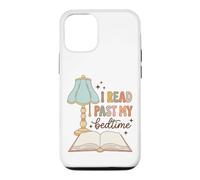 Custodia per iPhone 12/12 Pro I Read Past My Bedtime Bookworm Reader Librarian Retro