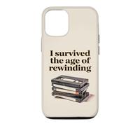 Custodia per iPhone 12/12 Pro I Survived The Age of Rewinding: Funny Retro Cassette Humor