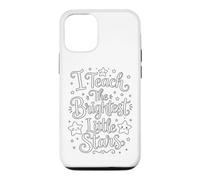 Custodia per iPhone 12/12 Pro I Teach the Brightest Little Stars - School Coloring Craft