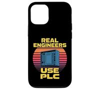Custodia per iPhone 12/12 Pro I veri ingegneri usano PLC divertente dicendo retrò anni '80