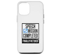 Custodia per iPhone 12/12 Pro Idea regalo pensionamento Discorso in pensione