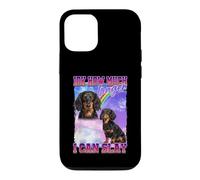 Custodia per iPhone 12/12 Pro IDK How Much Longer Slay Black Long Haired Dachshund Lover