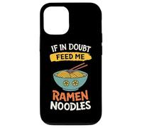 Custodia per iPhone 12/12 Pro If In Doubt Feed Me Ramen Noodles Giapponese Amante Del Cibo Anime