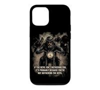 Custodia per iPhone 12/12 Pro If The Devil Isn't Bothering You... Men Christian Motorcycle