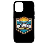 Custodia per iPhone 12/12 Pro Il canottaggio alimenta il mio motto dell'atleta della squadra Soul Row