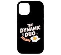 Custodia per iPhone 12/12 Pro Il dinamico duo Bacon Eggs Funny Breakfast Lover