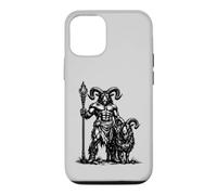 Custodia per iPhone 12/12 Pro Il guardiano demoniaco Azazel e il suo compagno di capra