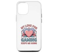 Custodia per iPhone 12/12 Pro Il mio amore per il gioco mi fa andare avanti gamer