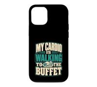 Custodia per iPhone 12/12 Pro Il mio cardio sta camminando verso la crociera a buffet