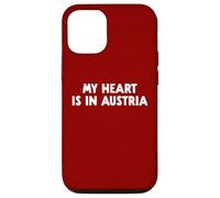 Custodia per iPhone 12/12 Pro Il mio cuore è in Austria