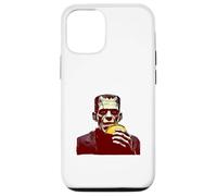 Custodia per iPhone 12/12 Pro Il mostro di Frankenstein mangia un taco, comico horror Food Mashup