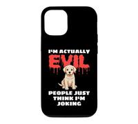Custodia per iPhone 12/12 Pro I'm Actually Evil People Just Think I'm Joking Labrador