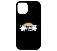 Custodia per iPhone 12/12 Pro I'm Not Gay But My Boyfriend Is