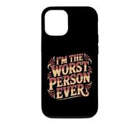 Custodia per iPhone 12/12 Pro I'm The Worst Person Ever Atteggiamento autoironico