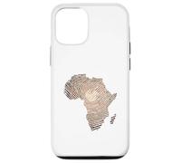 Custodia per iPhone 12/12 Pro Impronta digitale dell'Africa della melanina