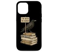 Custodia per iPhone 12/12 Pro In With The Banned Books Crow Book Lover Bibliophile Reading
