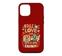 Custodia per iPhone 12/12 Pro Innamorarsi di imparare autunno zucca insegnante bambini uomini