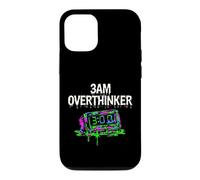 Custodia per iPhone 12/12 Pro Insomnia 3AM Overthinker Melting Clock Aesthetic