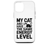 Custodia per iPhone 12/12 Pro Io e il mio CAT abbiamo lo stesso livello di energia - CAT lover