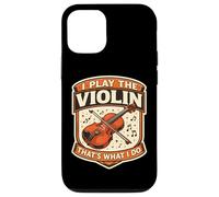 Custodia per iPhone 12/12 Pro Io Suono Il Violino Ecco Quello Che Faccio Insegnante Violinista Vintage