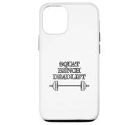 Custodia per iPhone 12/12 Pro Iron Discipline - Bilanciere da banco per squat