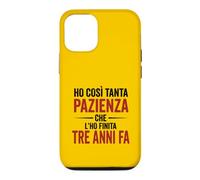 Custodia per iPhone 12/12 Pro Ironica e divertente. Ho finito la pazienza stampa nera
