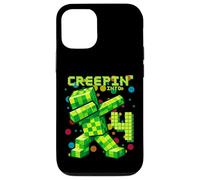 Custodia per iPhone 12/12 Pro It's My 4th Birthday Boy Gamer Creepin' Into 4 Gamer Pixel