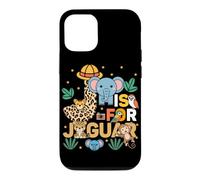 Custodia per iPhone 12/12 Pro J è per Jaguar Zoo Animals Gita allo zoo Jungle Zoo Day