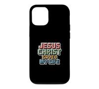 Custodia per iPhone 12/12 Pro Jesus Christ Saved My Life