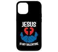 Custodia per iPhone 12/12 Pro Jesus is My Valentine Funny Valentines Loves Christ Love Day